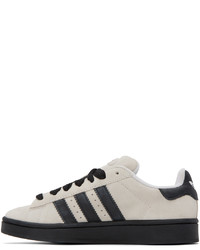 hellbeige Leder niedrige Sneakers von adidas Originals