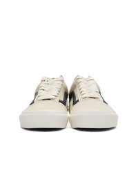 hellbeige Leder niedrige Sneakers von Vans