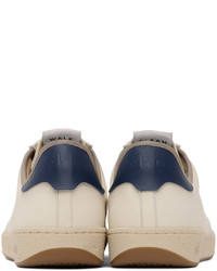 hellbeige Leder niedrige Sneakers von ekn