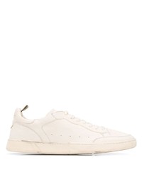 hellbeige Leder niedrige Sneakers von Officine Creative