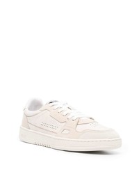 hellbeige Leder niedrige Sneakers von Axel Arigato