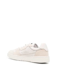 hellbeige Leder niedrige Sneakers von Axel Arigato