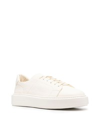 hellbeige Leder niedrige Sneakers von Henderson Baracco