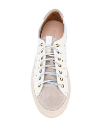 hellbeige Leder niedrige Sneakers von Buttero