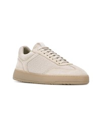 hellbeige Leder niedrige Sneakers von Etq.