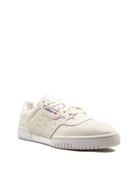 hellbeige Leder niedrige Sneakers von adidas