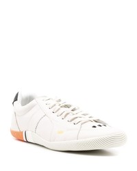 hellbeige Leder niedrige Sneakers von OSKLEN