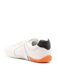 hellbeige Leder niedrige Sneakers von OSKLEN