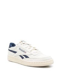 hellbeige Leder niedrige Sneakers von Reebok