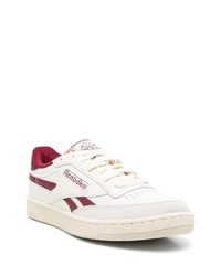 hellbeige Leder niedrige Sneakers von Reebok