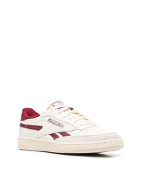 hellbeige Leder niedrige Sneakers von Reebok