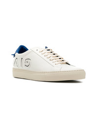 hellbeige Leder niedrige Sneakers von Givenchy