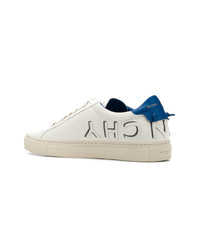 hellbeige Leder niedrige Sneakers von Givenchy