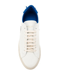 hellbeige Leder niedrige Sneakers von Givenchy