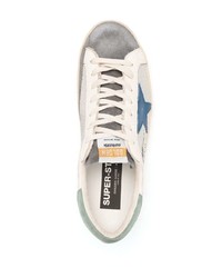 hellbeige Leder niedrige Sneakers von Golden Goose