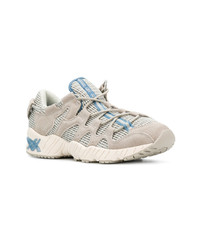 hellbeige Leder niedrige Sneakers von Asics