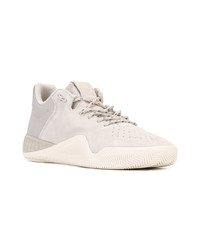 hellbeige Leder niedrige Sneakers von adidas