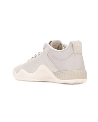 hellbeige Leder niedrige Sneakers von adidas