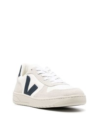 hellbeige Leder niedrige Sneakers von Veja