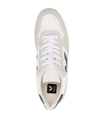 hellbeige Leder niedrige Sneakers von Veja