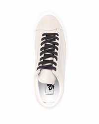 hellbeige Leder niedrige Sneakers von Vans