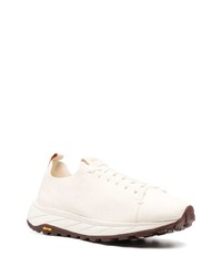 hellbeige Leder niedrige Sneakers von Henderson Baracco