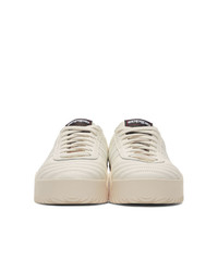 hellbeige Leder niedrige Sneakers von Adidas Originals By Alexander Wang