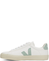 hellbeige Leder niedrige Sneakers von Veja