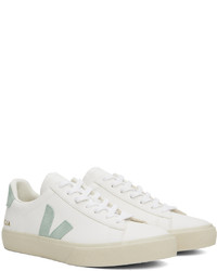 hellbeige Leder niedrige Sneakers von Veja