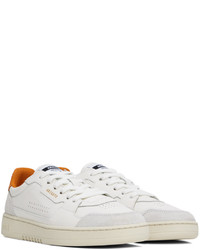 hellbeige Leder niedrige Sneakers von Axel Arigato