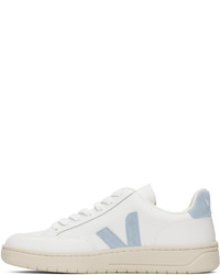 hellbeige Leder niedrige Sneakers von Veja