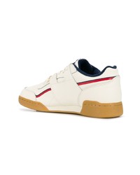 hellbeige Leder niedrige Sneakers von Reebok