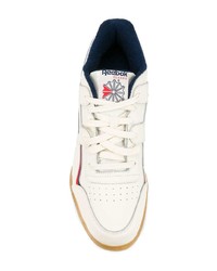 hellbeige Leder niedrige Sneakers von Reebok