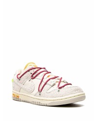 hellbeige Leder niedrige Sneakers von Nike