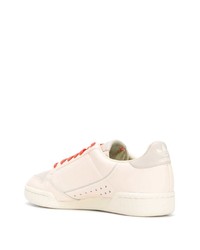 hellbeige Leder niedrige Sneakers von adidas