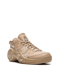 hellbeige Leder niedrige Sneakers von Nike