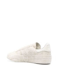 hellbeige Leder niedrige Sneakers von Y-3