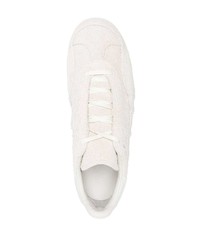 hellbeige Leder niedrige Sneakers von Y-3