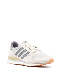 hellbeige Leder niedrige Sneakers von adidas