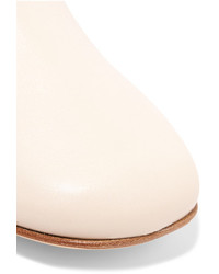 hellbeige Leder Pumps von Tibi