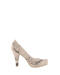 hellbeige Leder Pumps von DOGO