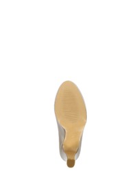 hellbeige Leder Pumps von Evita