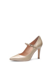 hellbeige Leder Pumps von Evita