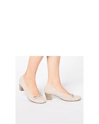 hellbeige Leder Pumps von Gabor