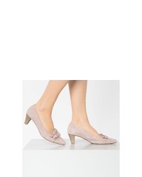 hellbeige Leder Pumps von Gabor