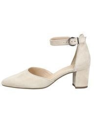 hellbeige Leder Pumps von Gabor