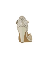 hellbeige Leder Pumps von Lei by tessamino