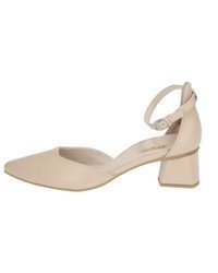hellbeige Leder Pumps von Paul Green