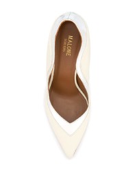 hellbeige Leder Pumps von Malone Souliers