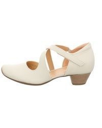 hellbeige Leder Pumps von Think!